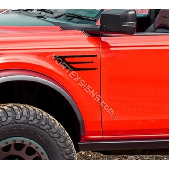 2021 Ford Bronco fender accent sticker 