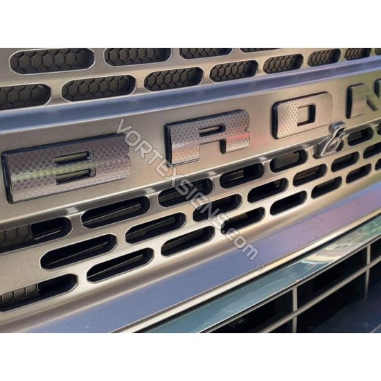Vinyl Letters Overlay decal for Ford Bronco Sport (Front - grille) decal Vinyl Letters Overlay decal for Ford Bronco Sport (Front - grille) sticker