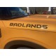 Custom Text fender hood letters for Ford Bronco decal Custom Text fender hood letters for Ford Bronco sticker