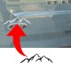 Mountains Hatch Accent vinyl decal for Ford Bronco Sport sticker
