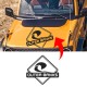 Bronco OUTER BANKS logo Hood decal decal ford Bronco OUTER BANKS logo Hood decal sticker