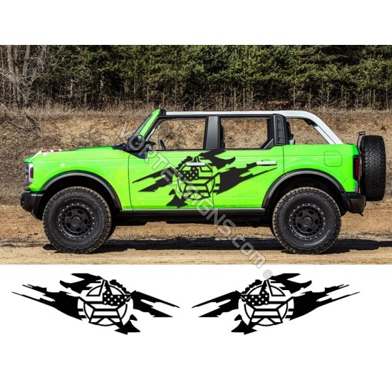 Ford Bronco Door Graphics 