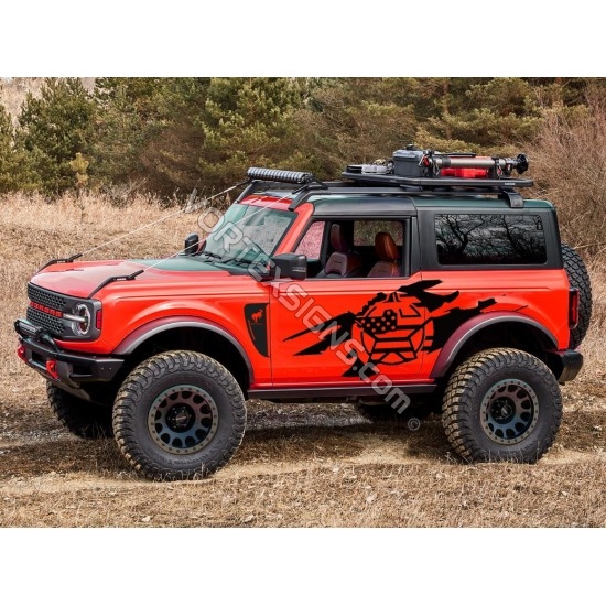 Ford Bronco Door Graphics 