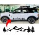 Trees and mountains for Ford Bronco Sport body decal sticker