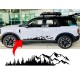 Trees and mountains decal for Ford Bronco Sport 