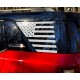 Bronco sport American flag rear quarter panel window decal