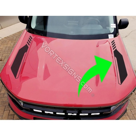 first edition hood stripes for ford bronco sport