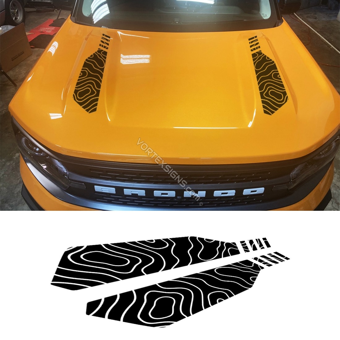 Bronco Sport Hood Decal