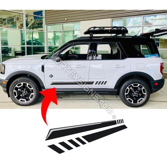 Ford Bronco Sport vinyl side stripes