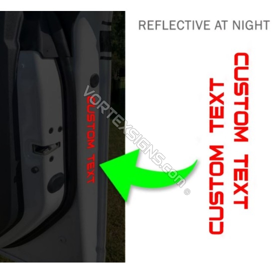 Door Reflector stickers