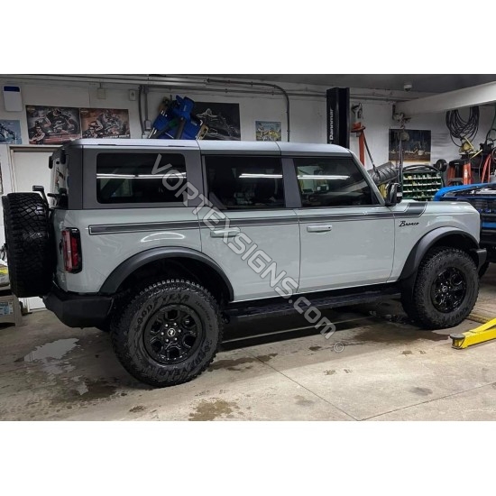 Ford bronco retro stripes