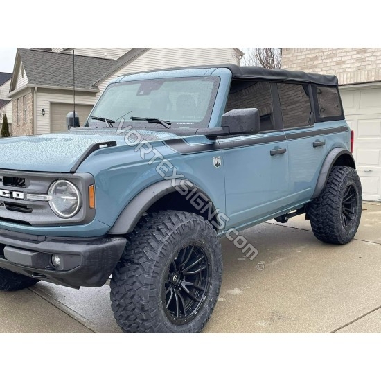 Ford bronco retro stripes