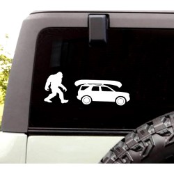 Bronco Kayak Sasquatch decal
