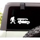 Bronco Kayak Sasquatch decal sticker