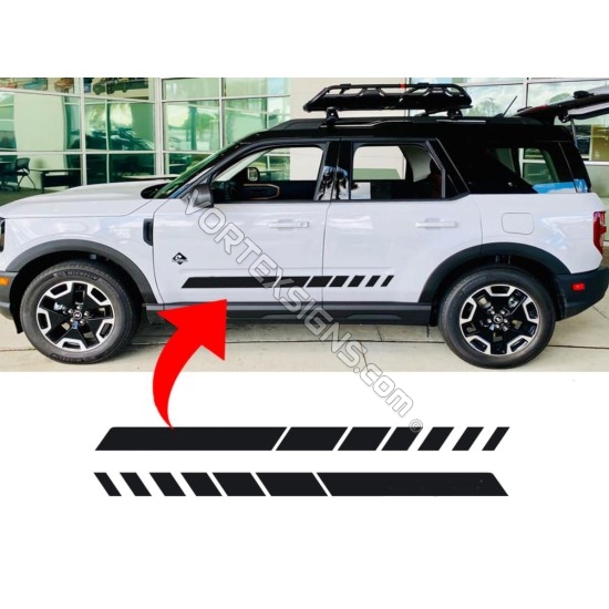 Ford Bronco Sport door stripes