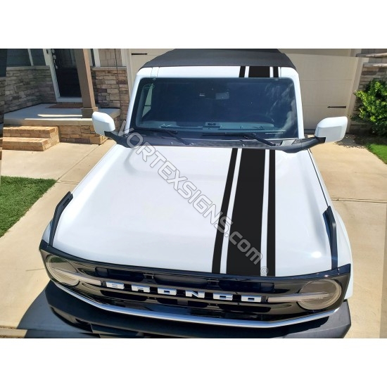 Ford Bronco sport stripes graphics