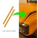 Hood accent strips decal for 6G Ford Bronco sticker