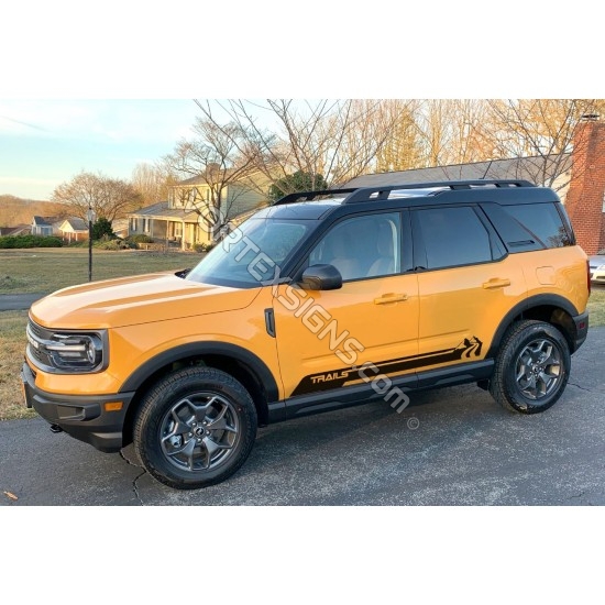 mountain stripes graphics ford bronco sport 