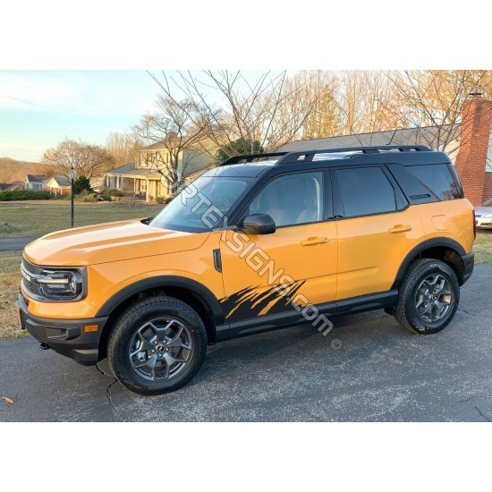 ford bronco mud splash look vinyl decals