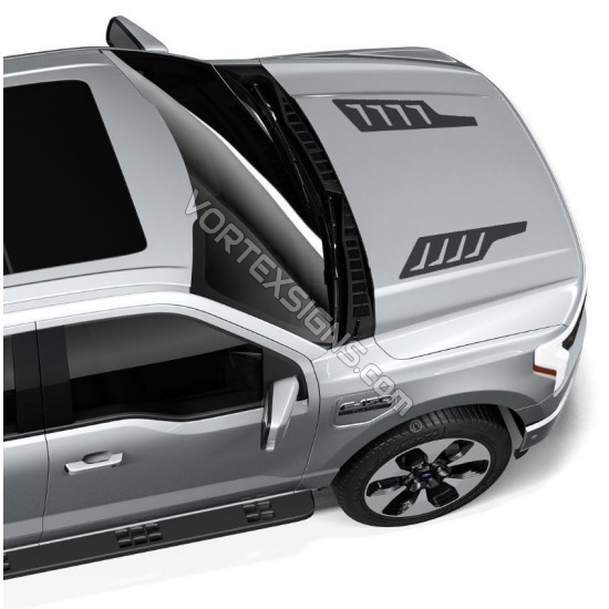 graphics hood decal for ford lightning with vents