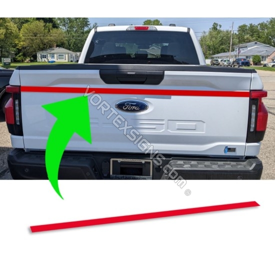 tailgate stripe graphics decal for ford lightning