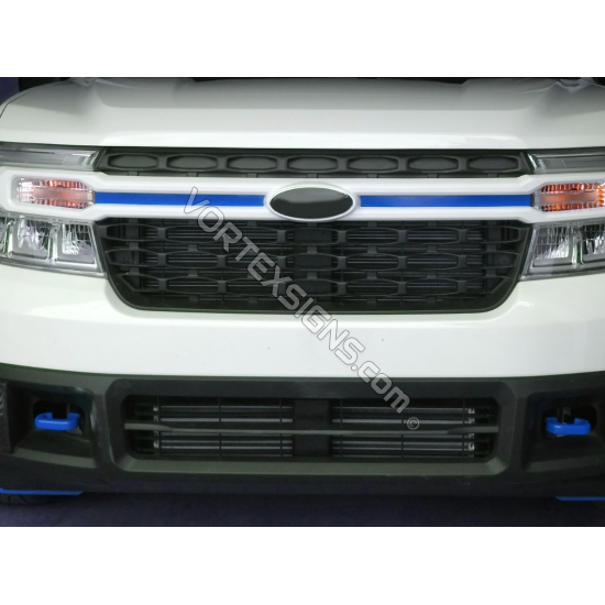 Maverick grille accent color stripe