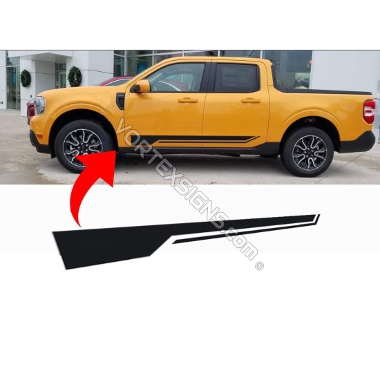 Ford Maverick side stripes decals 2023