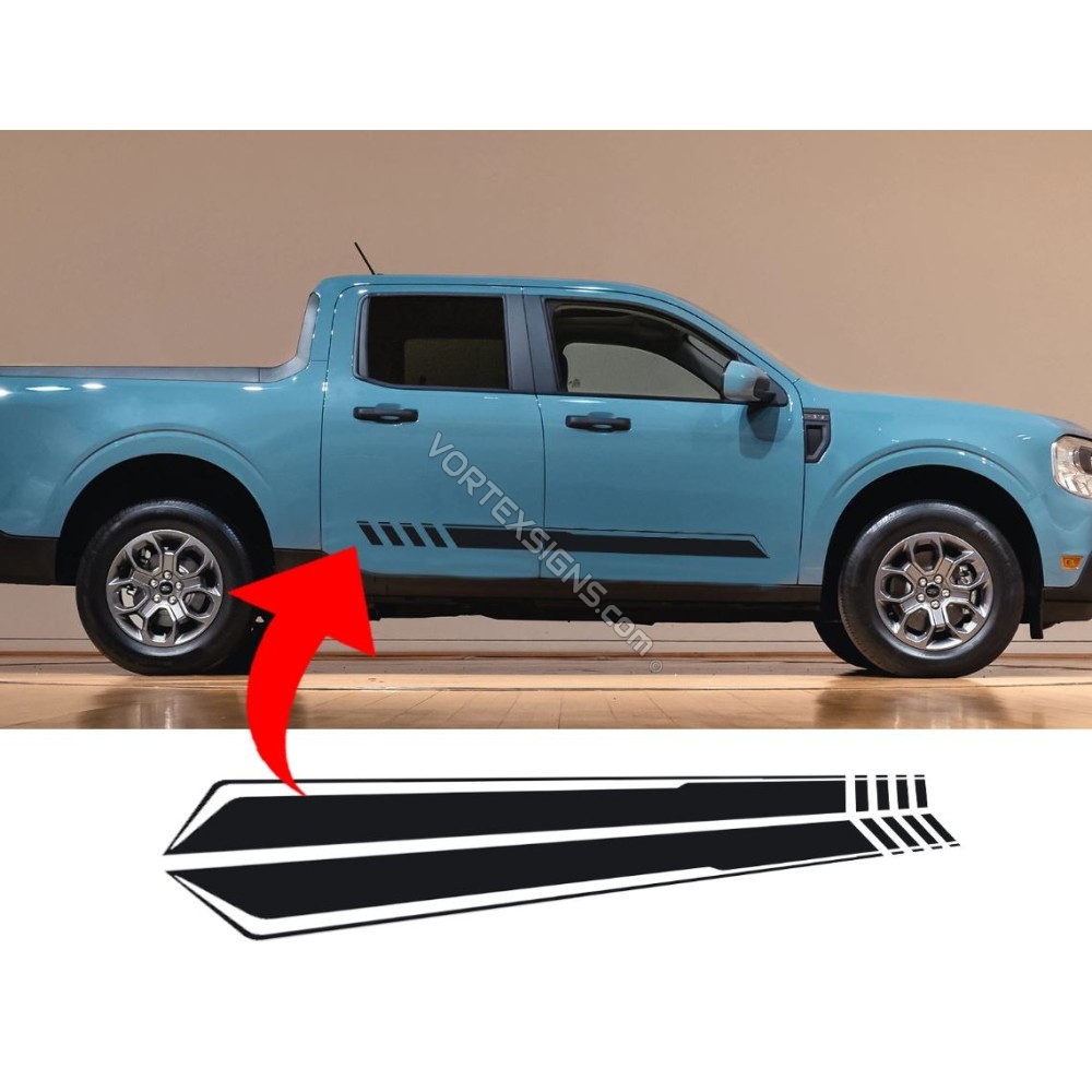 Ford Maverick side stripes Decals for 20212023
