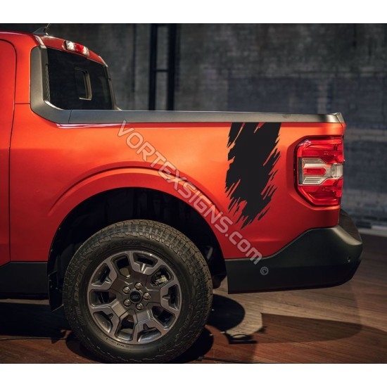 Ford Maverick bedside rip Graphics Decal - v4 sticker