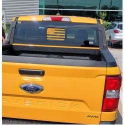 Maverick Rear Window American Flag  decal 