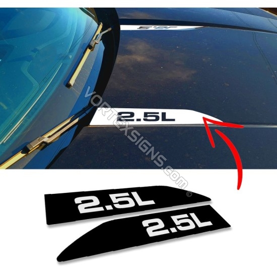 2022 Ford Maverick hood 2.5L engine sticker