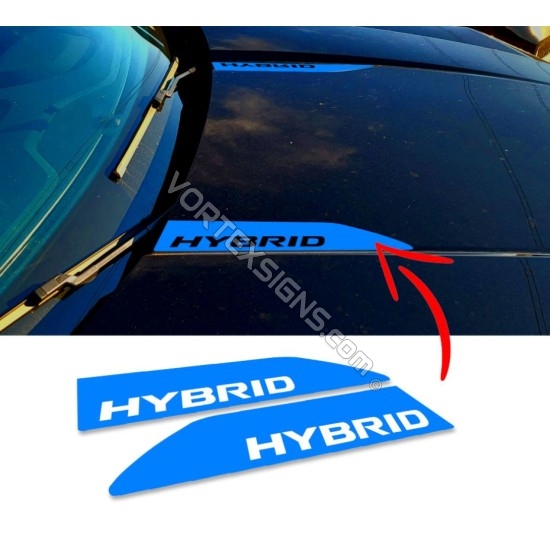 2022 Ford Maverick hybrid hood accent