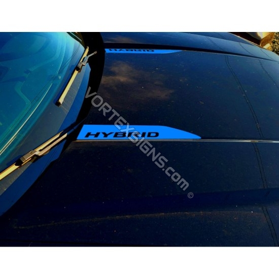 Ford Maverick hood divot accent decal