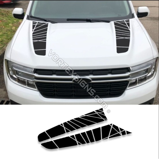 Ford Maverick hood oem replacement stripes