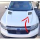 Ford Maverick hood louvers decals