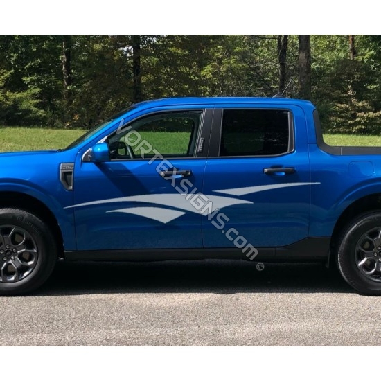 Ford Maverick side graphics in 2024