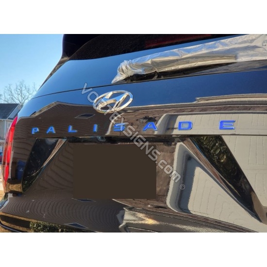 Lettering Decal Sticker Tailgate Emblem Logo Vinyl For Hyundai