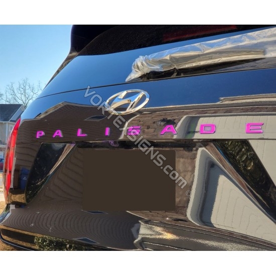 Vinyl color Overlay decals for Hyundai Palisade