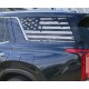 Hyundai Palisade american flag rear window graphics