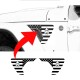 2021 jeep Gladiator Fender flag vent accent decal graphics jeep Gladiator Fender vent accent sticker