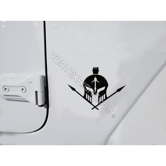 Jeep Gladiator Fender Helmet sticker