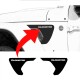 2021 jeep Gladiator Fender vent accent decal graphics jeep Gladiator Fender vent accent sticker