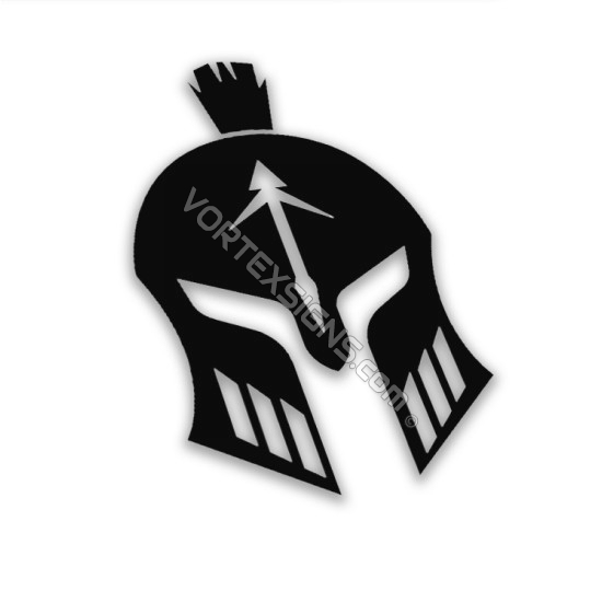 Gladiator Spartan Helmet Decal sticker sticker