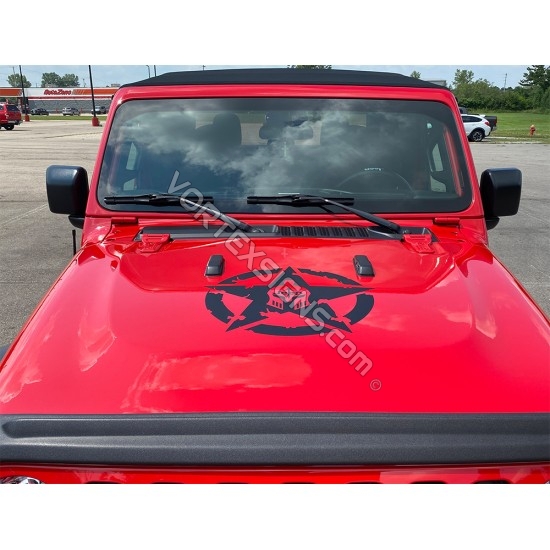 SALE! Jeep Gladiator spartan Star decals & stickers - 10% OFF