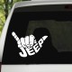 Jeep Wave decal graphic for mirrors or window Jeep Wave sticker 2021 sticker for wrangler