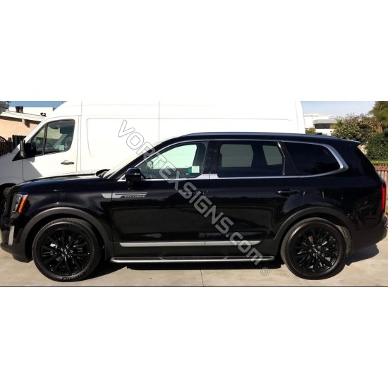 kia telluride door fender accent decal