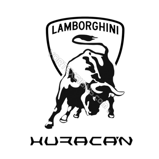 lamorghini Huracan Wall Logo garage bedroom sticker