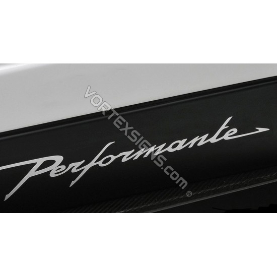 Performante decal sticker