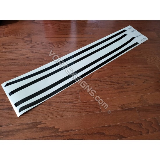 Vinyl color Overlay nissan pathfinider 2022 side trim