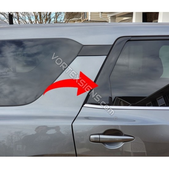 rear door post protection for 2022 2023 nissan pathfinder